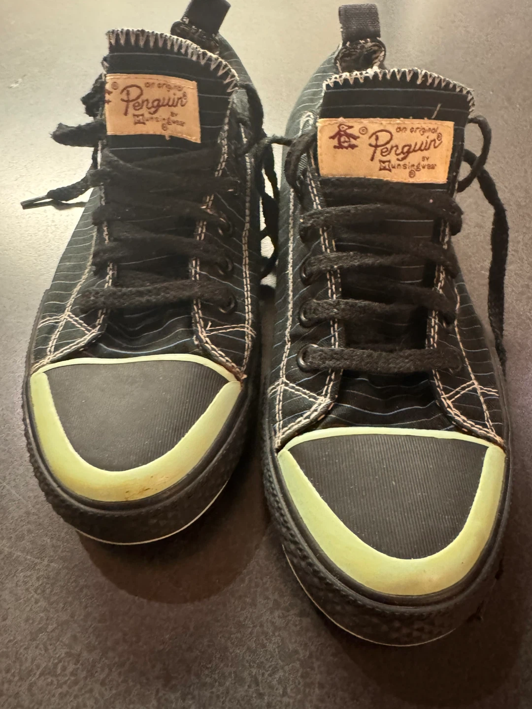 Original Penguin black pinstripe sneakers - photo 5