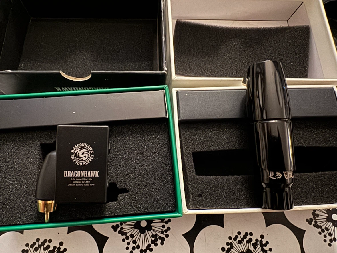 Mast Tattoo Equipment Pen and Dragonhawk Battery $190 obo - photo 4