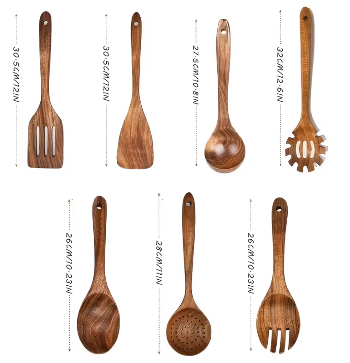 6-Piece Wood Kitchen Utensil Set - photo 2