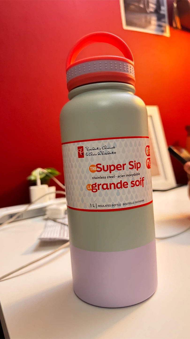 President's Choice The Super Sip 1L Insulated Bottle