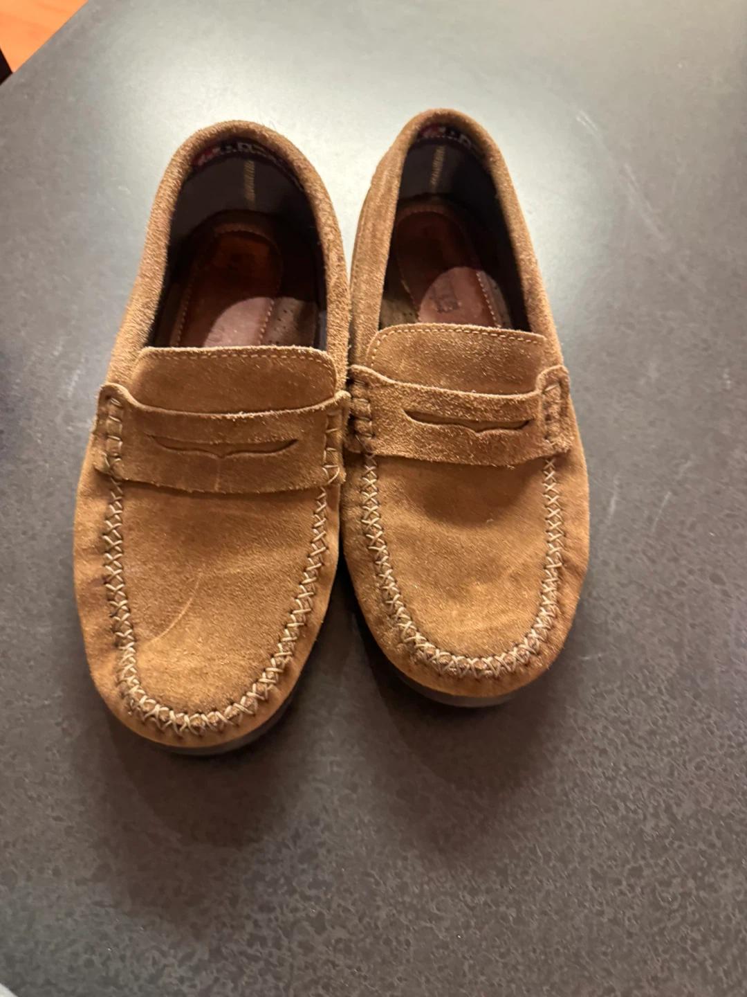 Campista Comfort Suede Loafers Tan Size 42 - photo 2