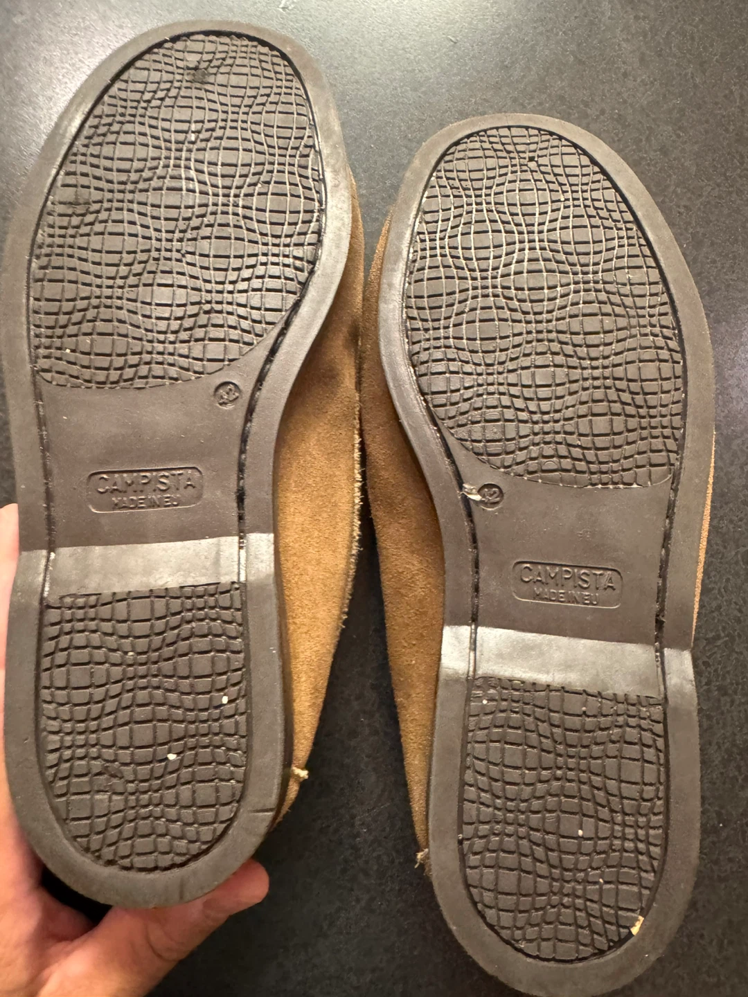 Campista Comfort Suede Loafers Tan Size 42 - photo 4