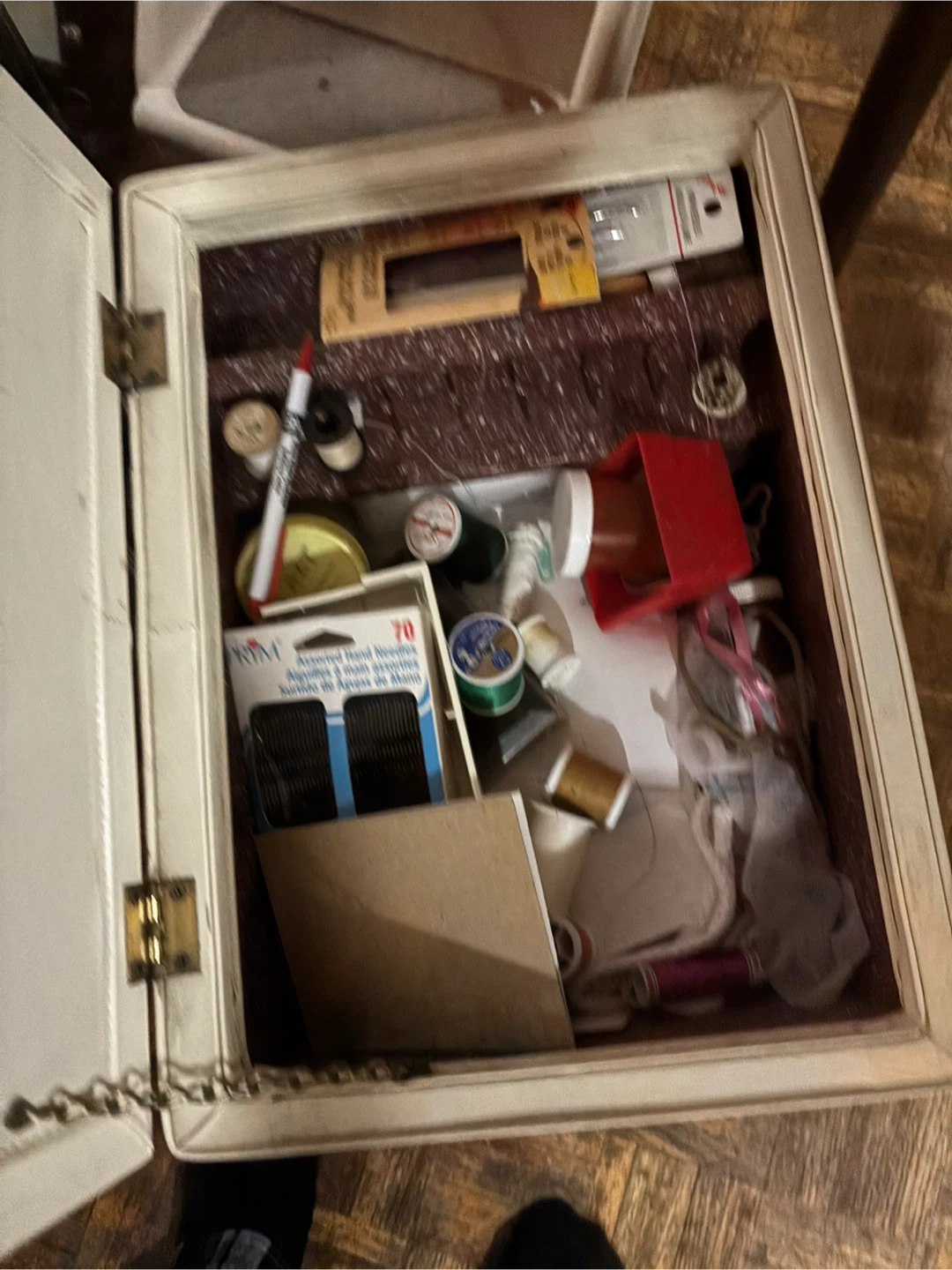 Vintage Kenmore 158 Sewing Machine in Wooden Cabinet - photo 2