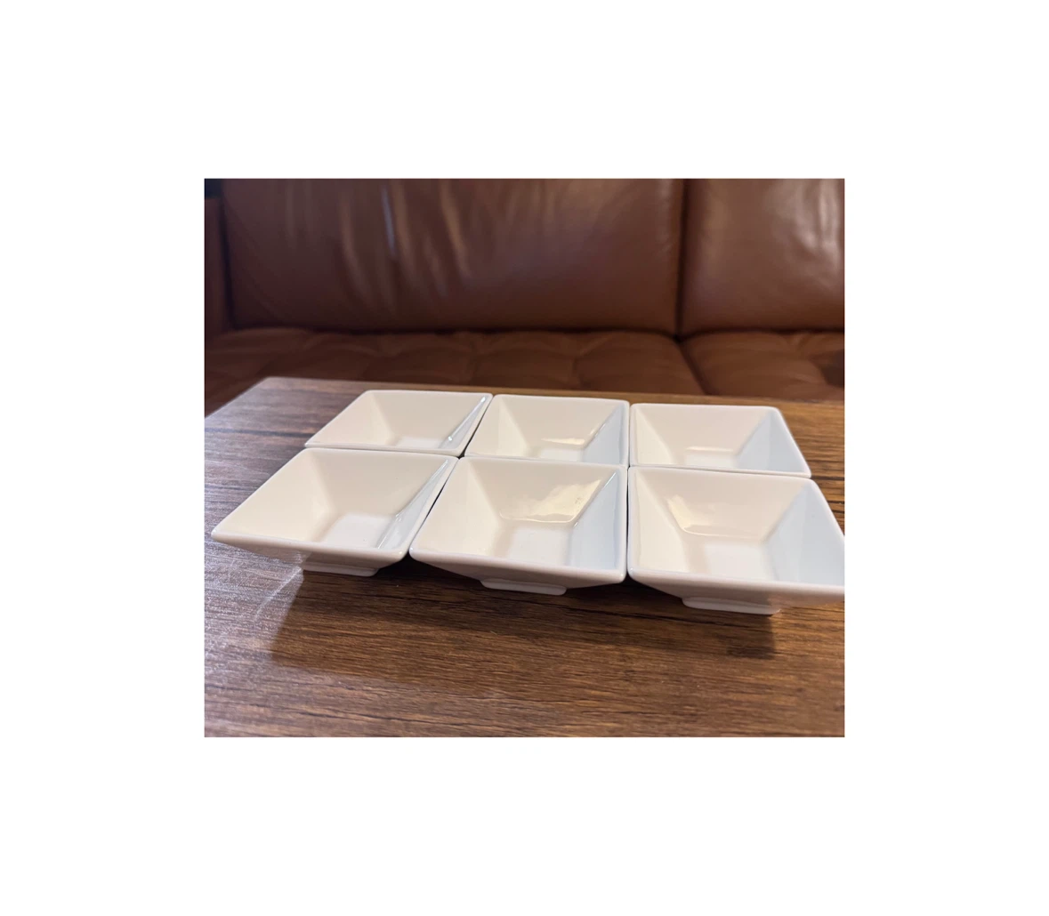 Maxwell & Williams set of 6 mini square dishes