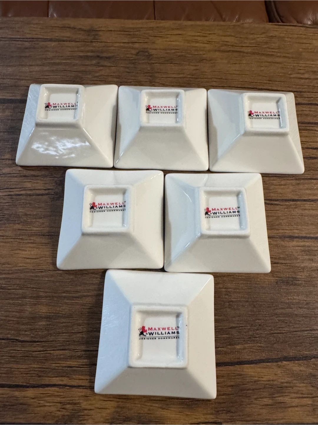 Maxwell & Williams set of 6 mini square dishes - photo 4