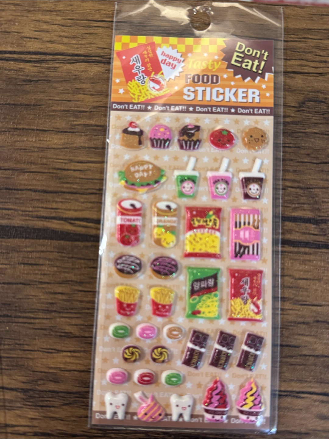 Assorted Tasty Food Puffy Stickers - photo 3