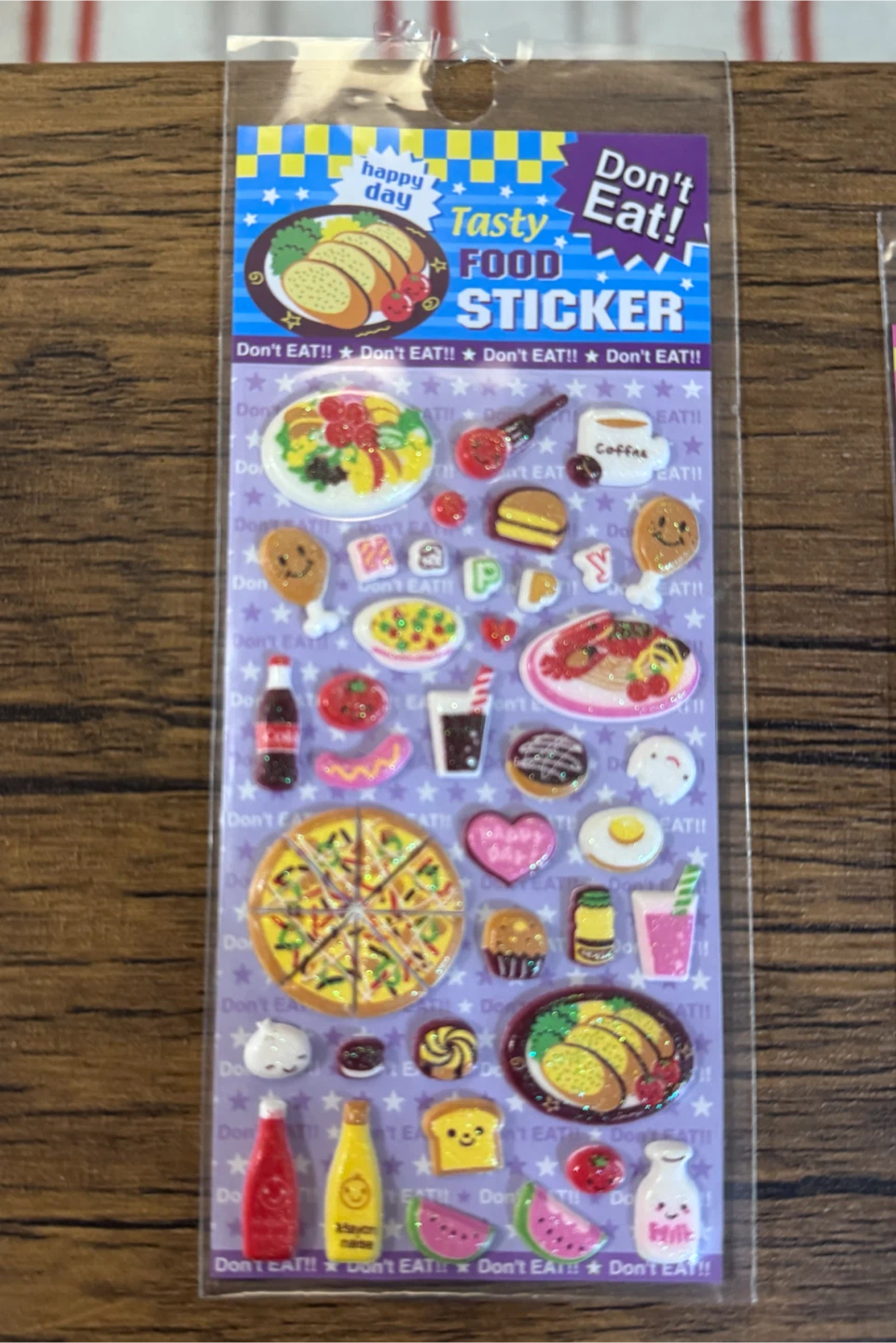 Assorted Tasty Food Puffy Stickers - photo 4