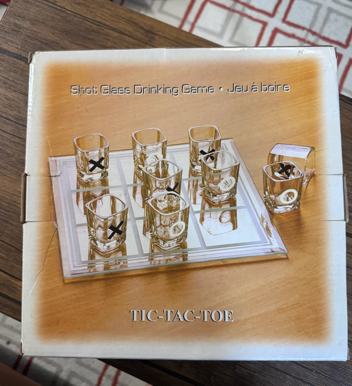 Tic-Tac-Toe Shot Glass Drinking Game