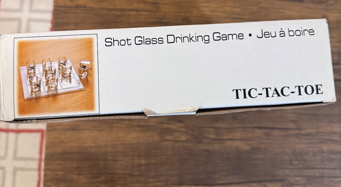 Tic-Tac-Toe Shot Glass Drinking Game - photo 2