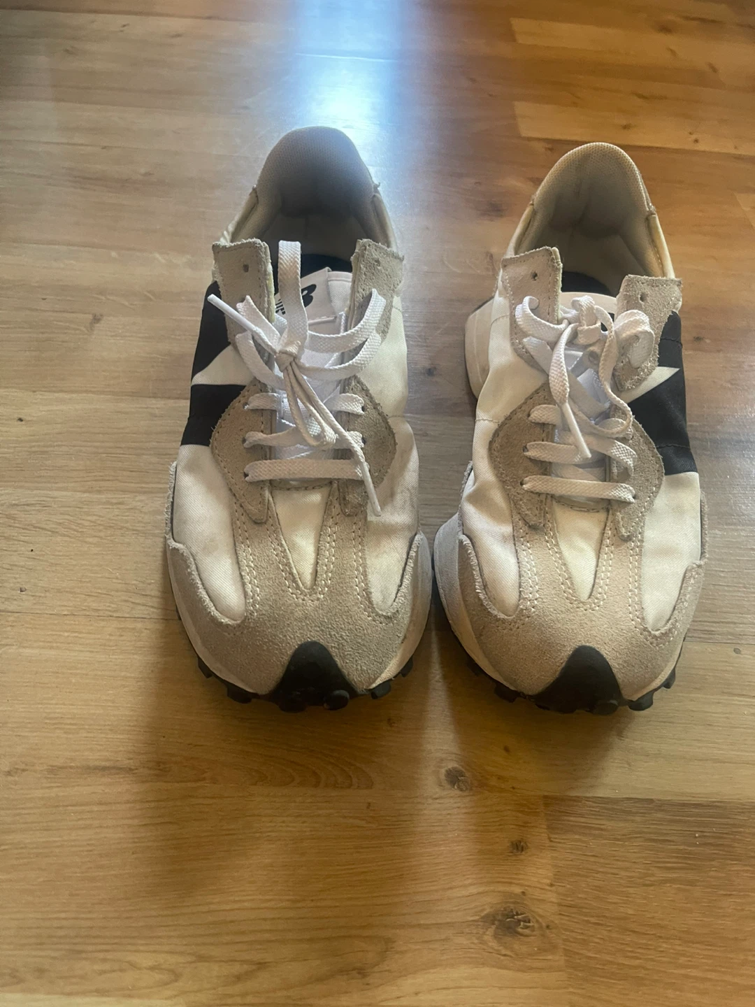 New Balance 327 White and Grey Sneakers US 7.5 - photo 5