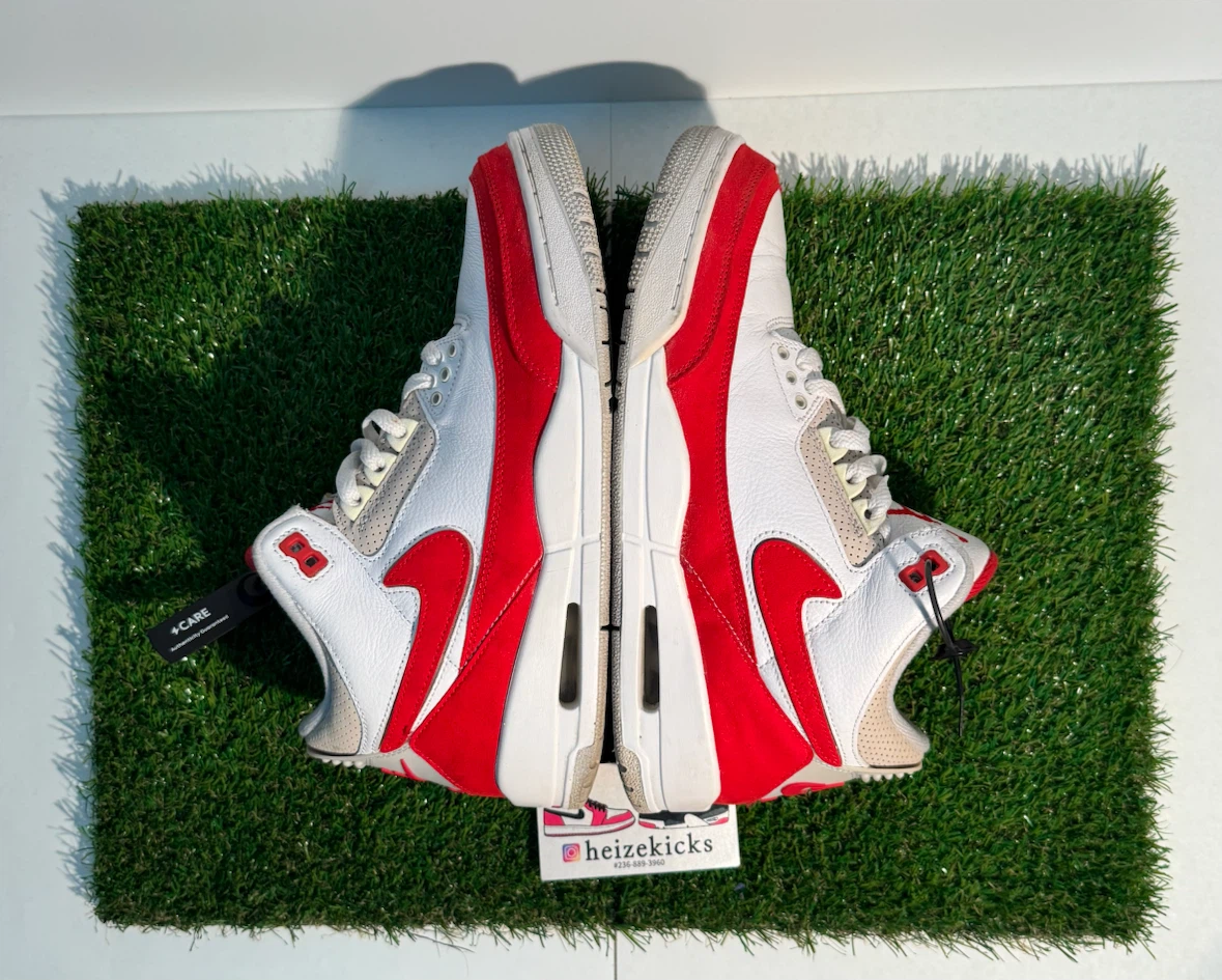 Jordan 3 Tinker White University Red size 8.5 - photo 5