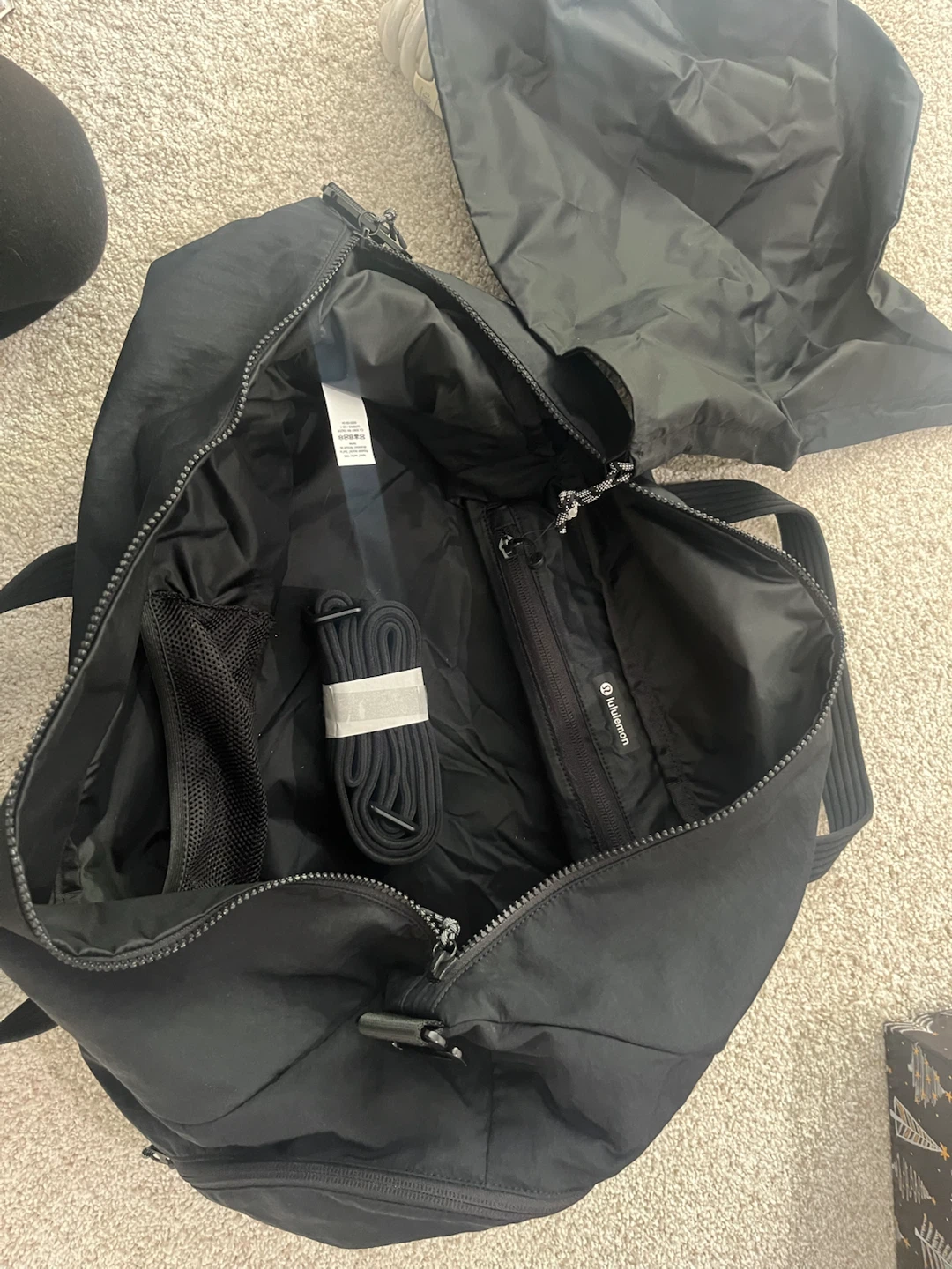 Lululemon Black Yoga Bag