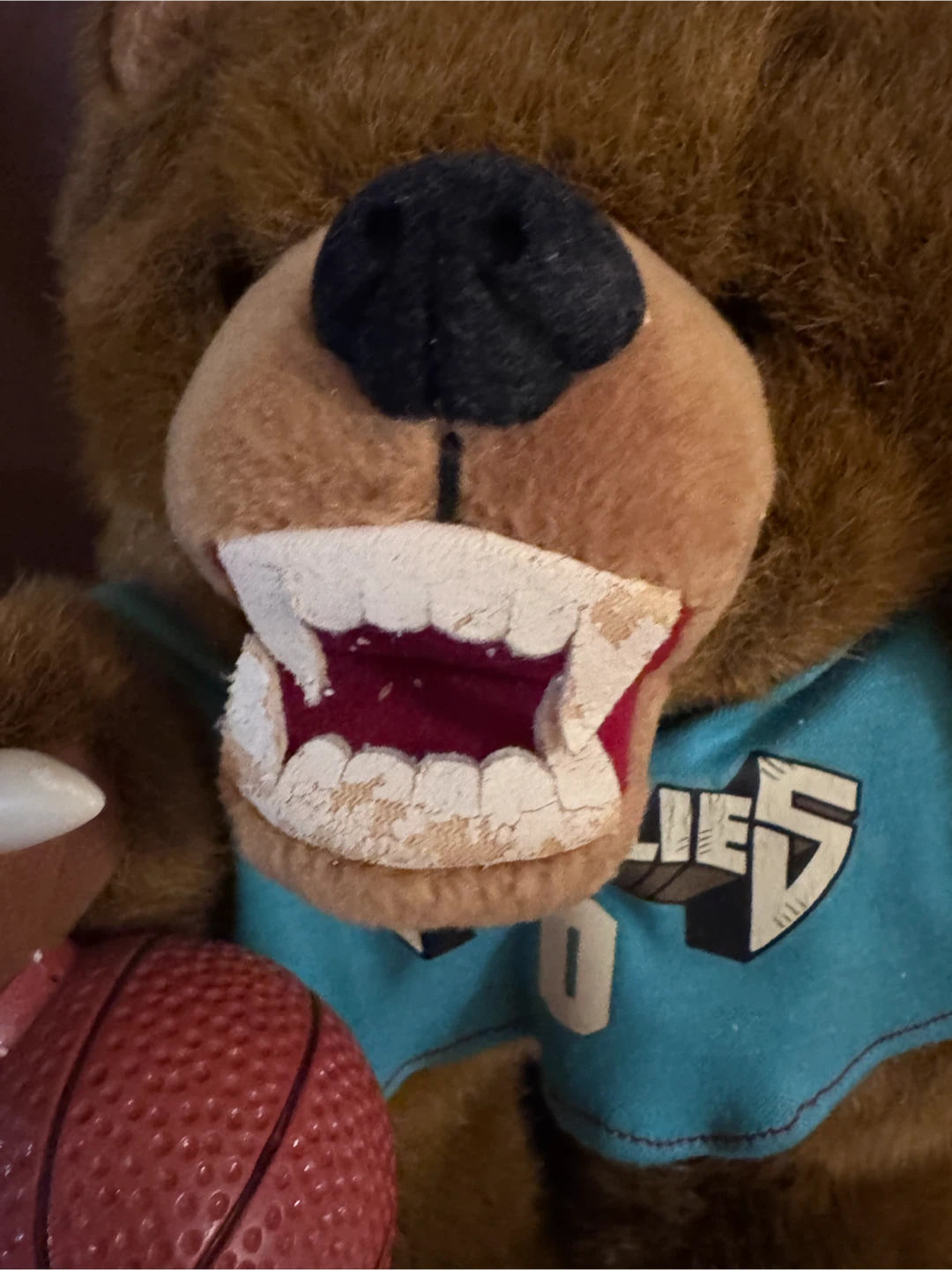 Vintage Vancouver Grizzlies Kinderlov Bear Plush - photo 2