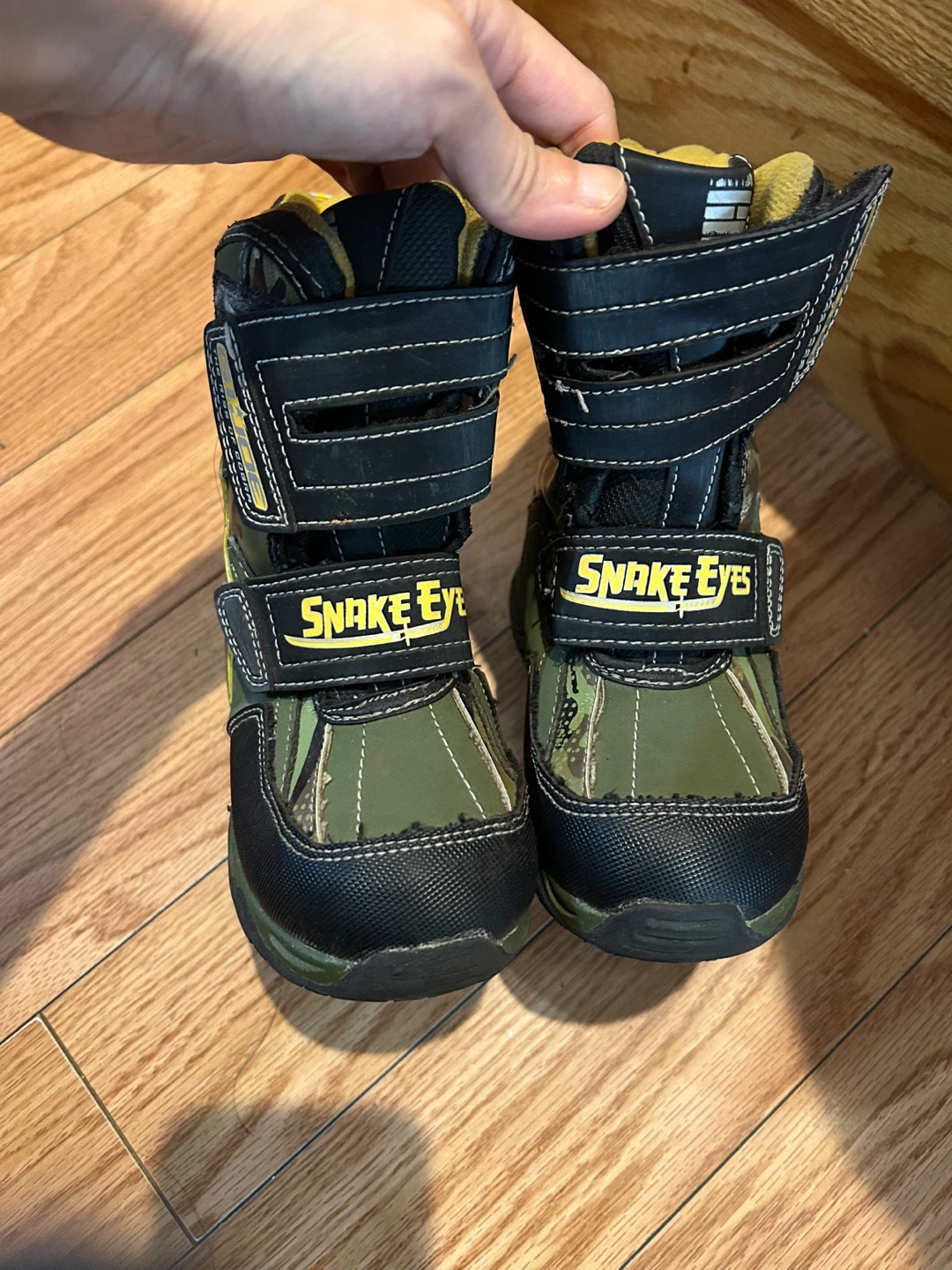 Toddlers G.I. Joe Snake Eyes Winter Boots - Size 9