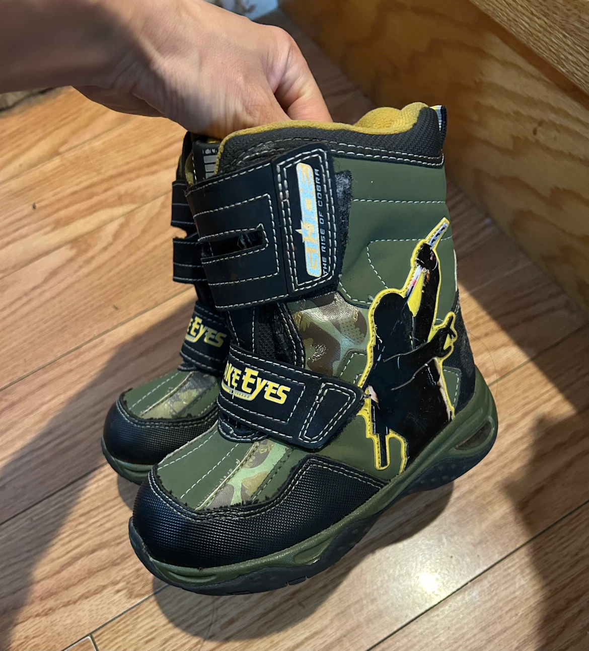 Toddlers G.I. Joe Snake Eyes Winter Boots - Size 9 - photo 2