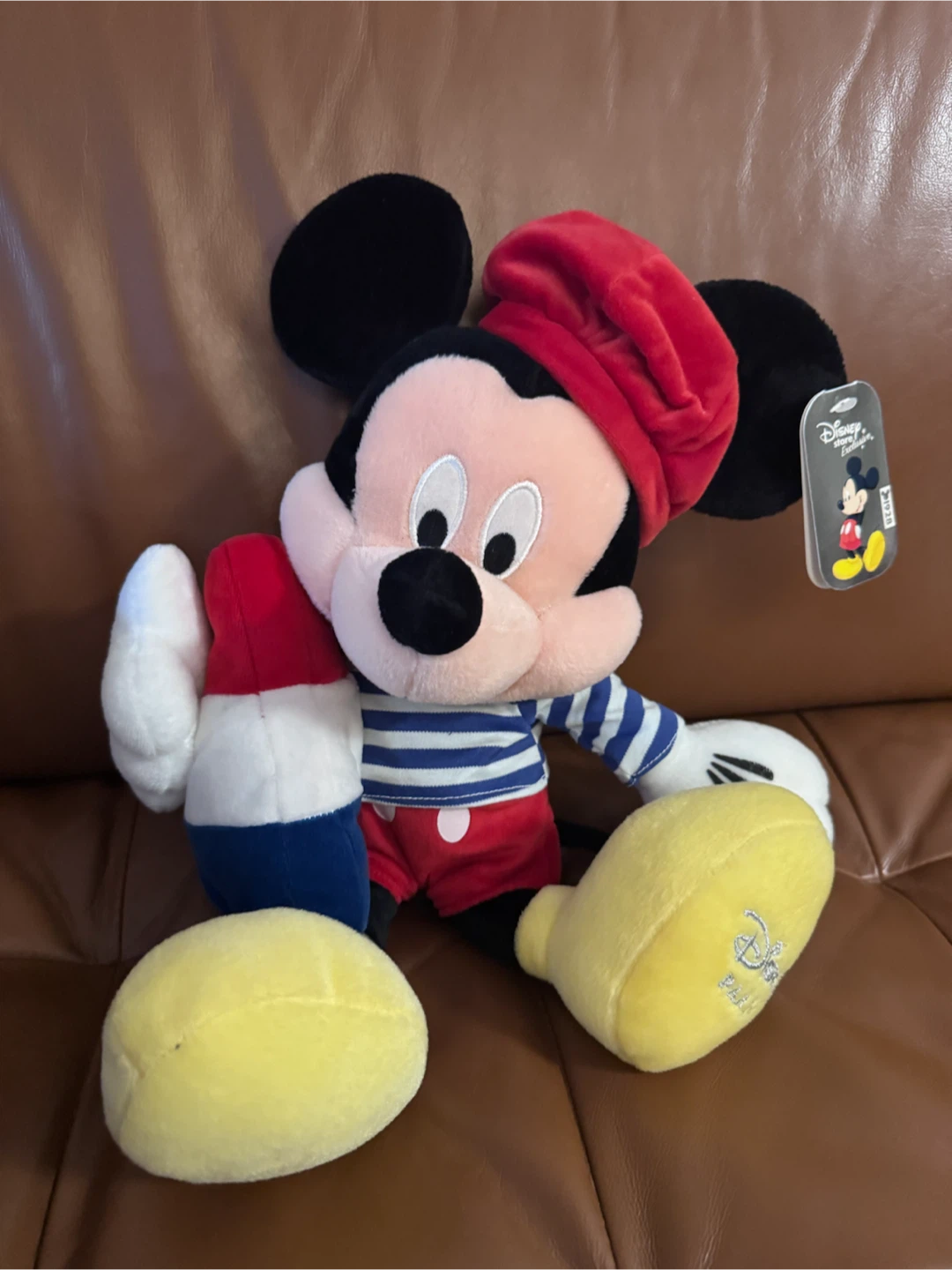 Disney Store Exclusive Paris Mickey Mouse Plush