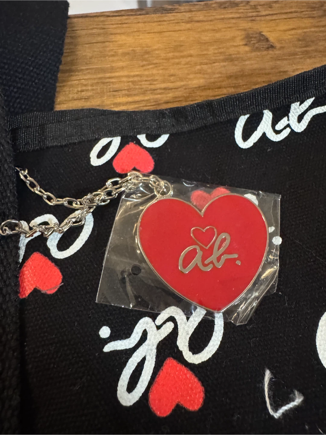 Agnès b. Voyage heart pattern tote bag - photo 2