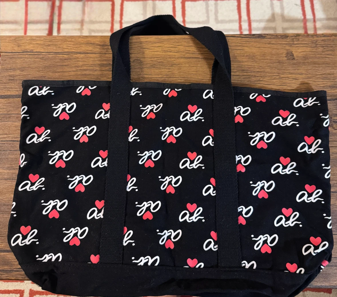 Agnès b. Voyage heart pattern tote bag - photo 4