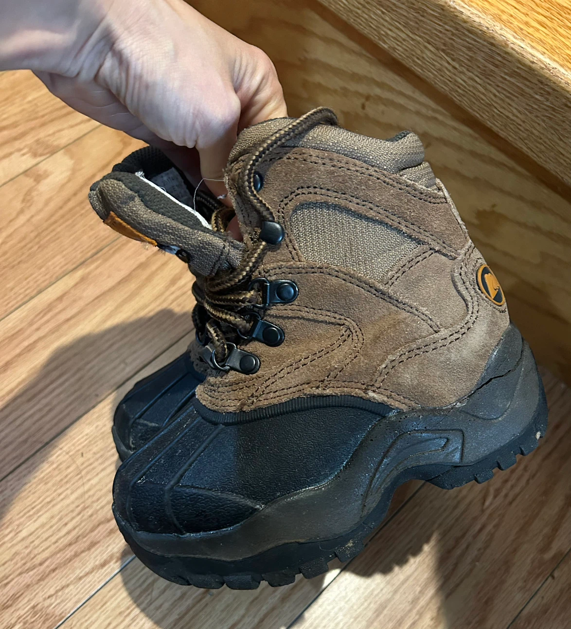 Toddler Ozark Trail Waterproof Winter Boots Size  8