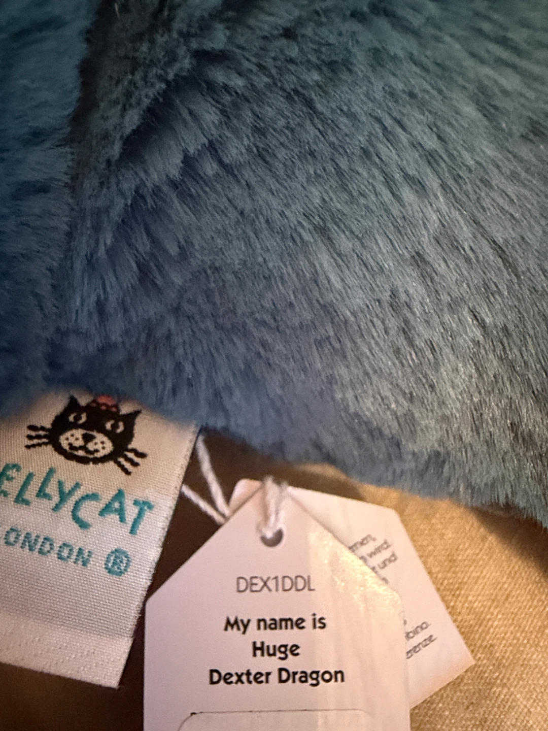 Jellycat Huge Dexter Dragon brand new - photo 4