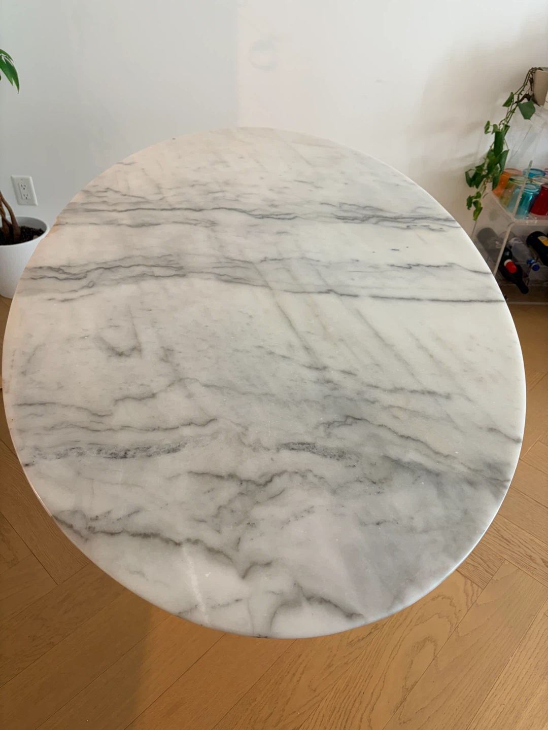 Oval Marble Tulip Dining Table - photo 3