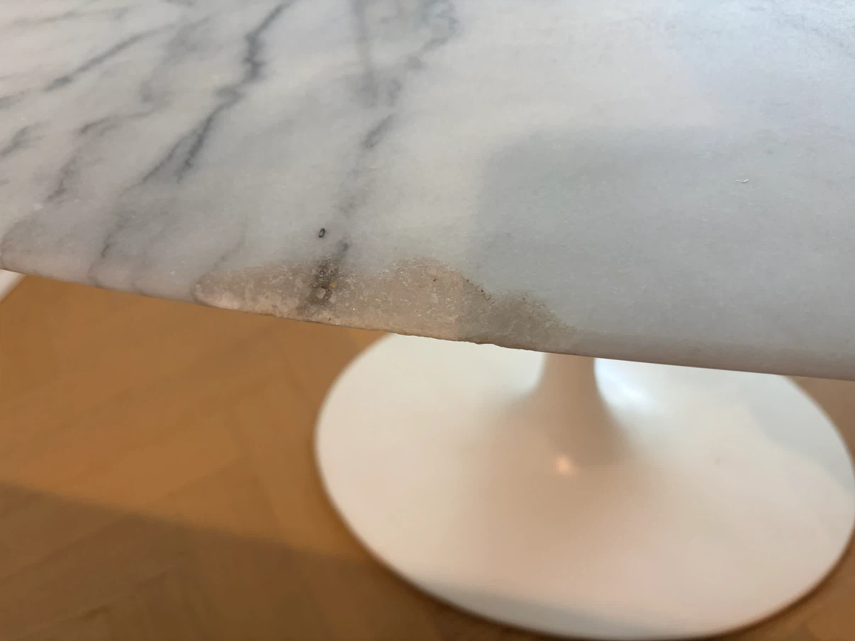Oval Marble Tulip Dining Table - photo 4
