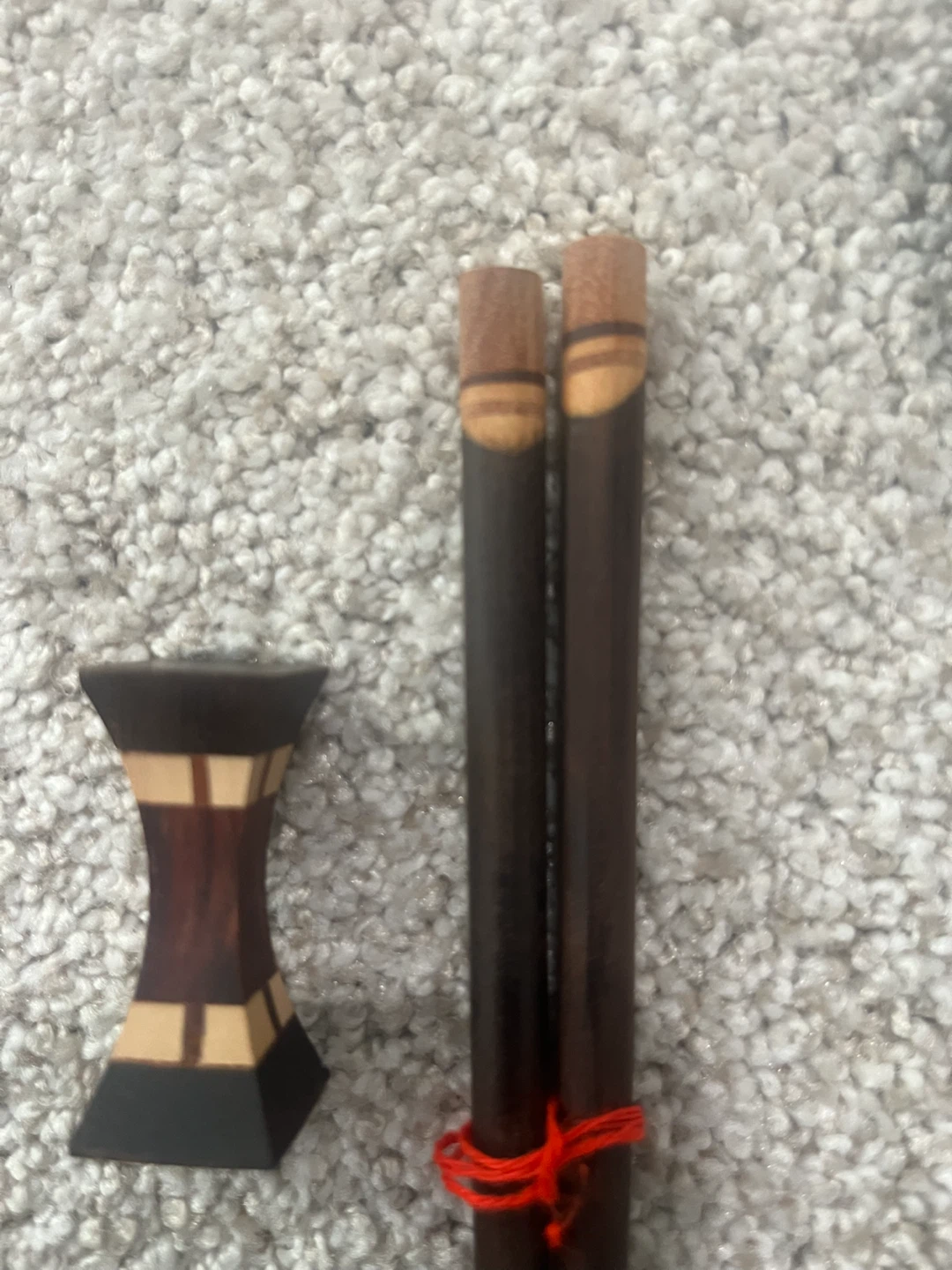 Wooden Chopstick stands and bowls Set - photo 2