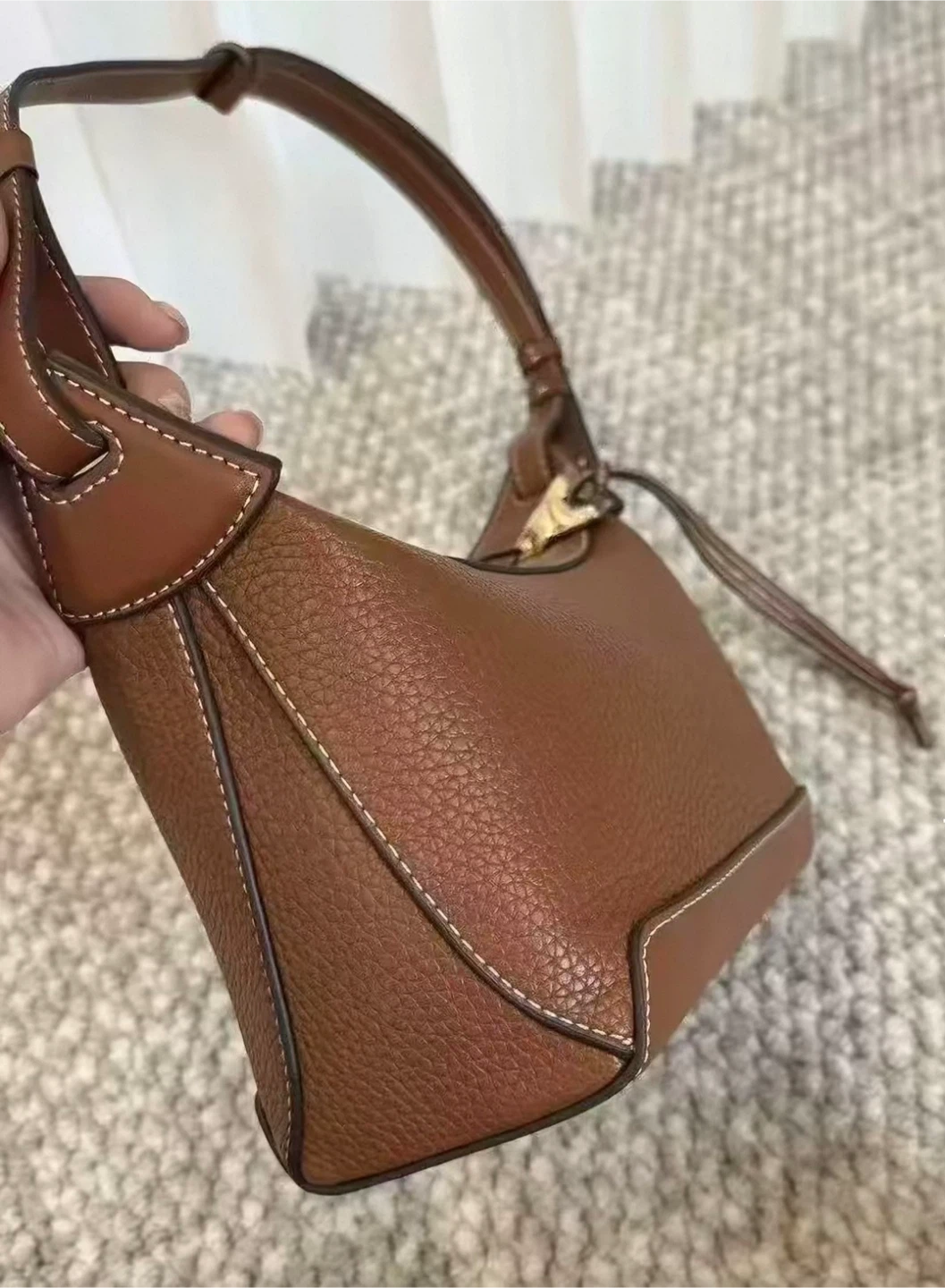 MyTaste Brown Leather 2-way Bag - photo 4