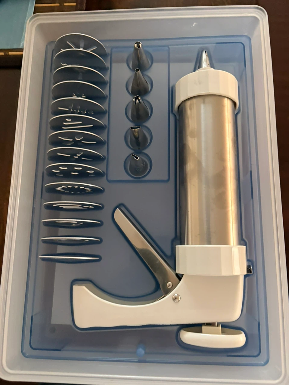 Kuhn Rikon Stainless Steel Cookie Press Decorating Kit - photo 2
