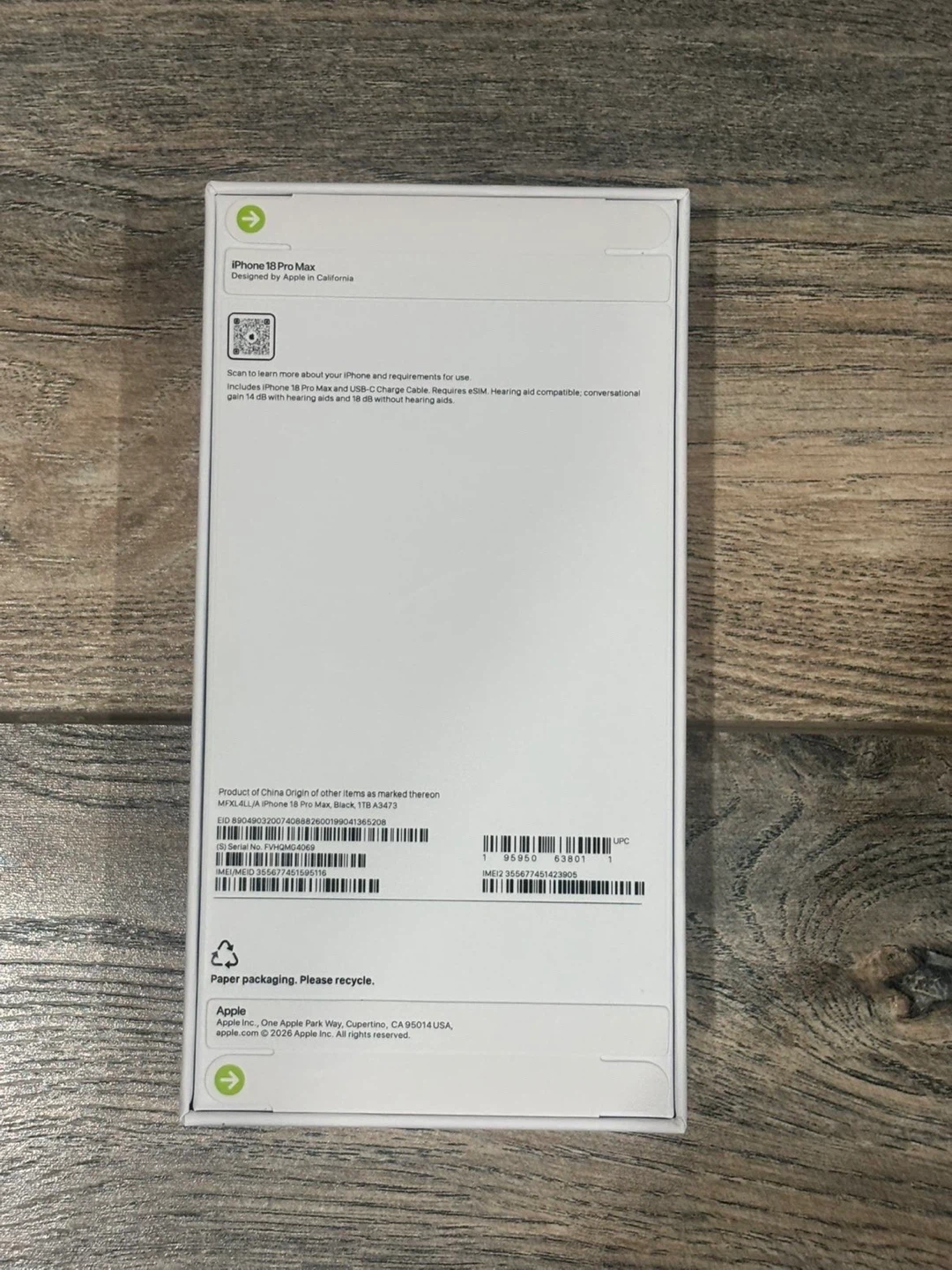 Apple iPhone 18 Pro Max 1TB Black - photo 4