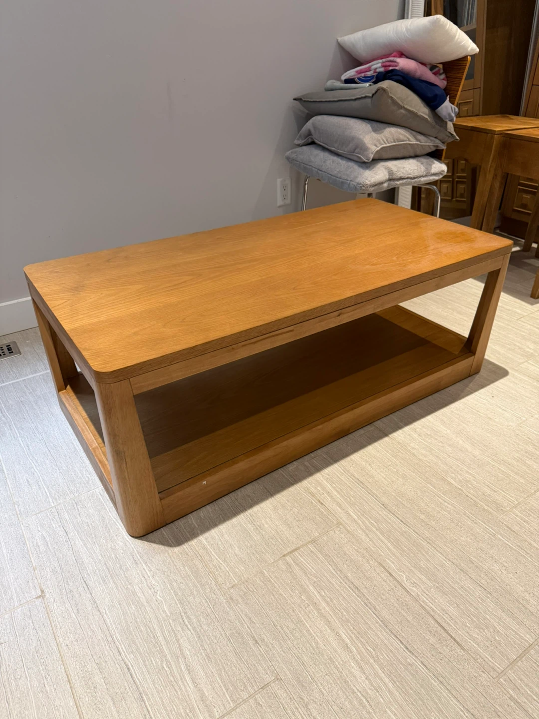 Wood Coffee Table - photo 2