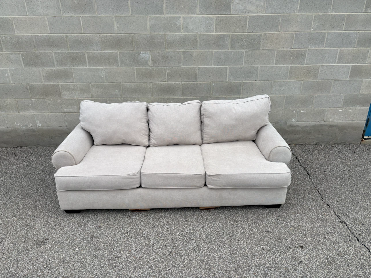Light beige 3 Seater Couch - Delivery Available