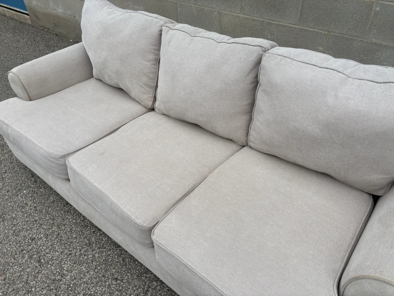 Light beige 3 Seater Couch - Delivery Available - photo 5