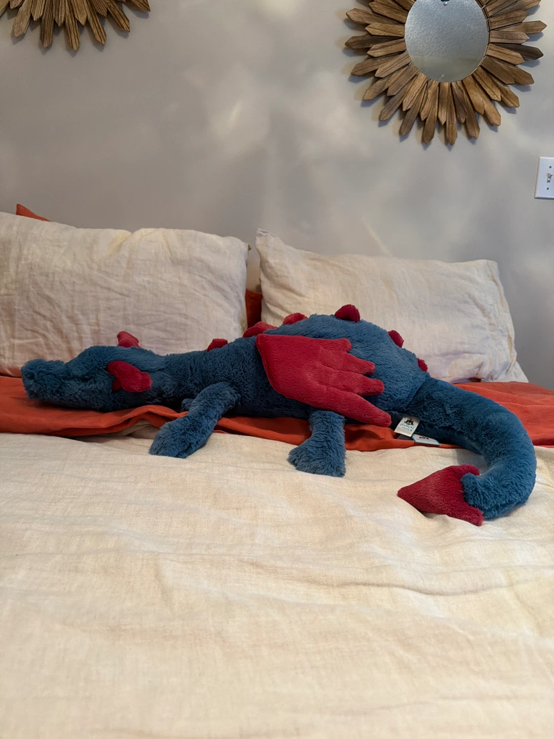 Jellycat Huge Dexter Dragon brand new - photo 2