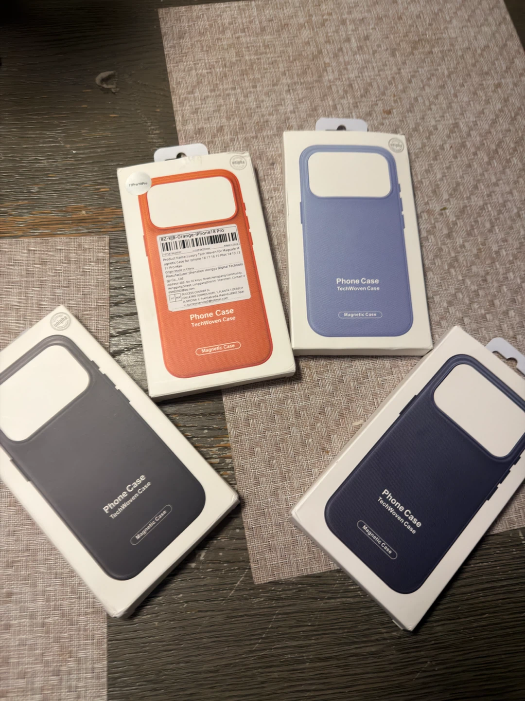 TechWoven Magnetic Phone Case 17 and 18 Pro Max