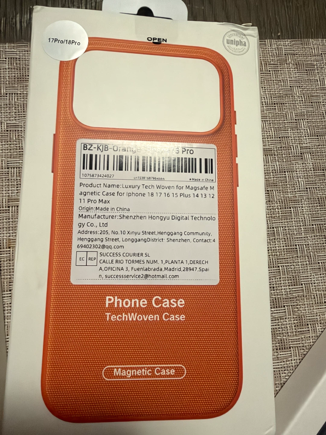 TechWoven Magnetic Phone Case 17 and 18 Pro Max - photo 5
