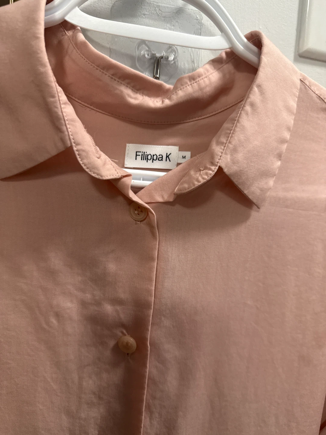Filippa K Pale Pink Button-Down Shirt - photo 3