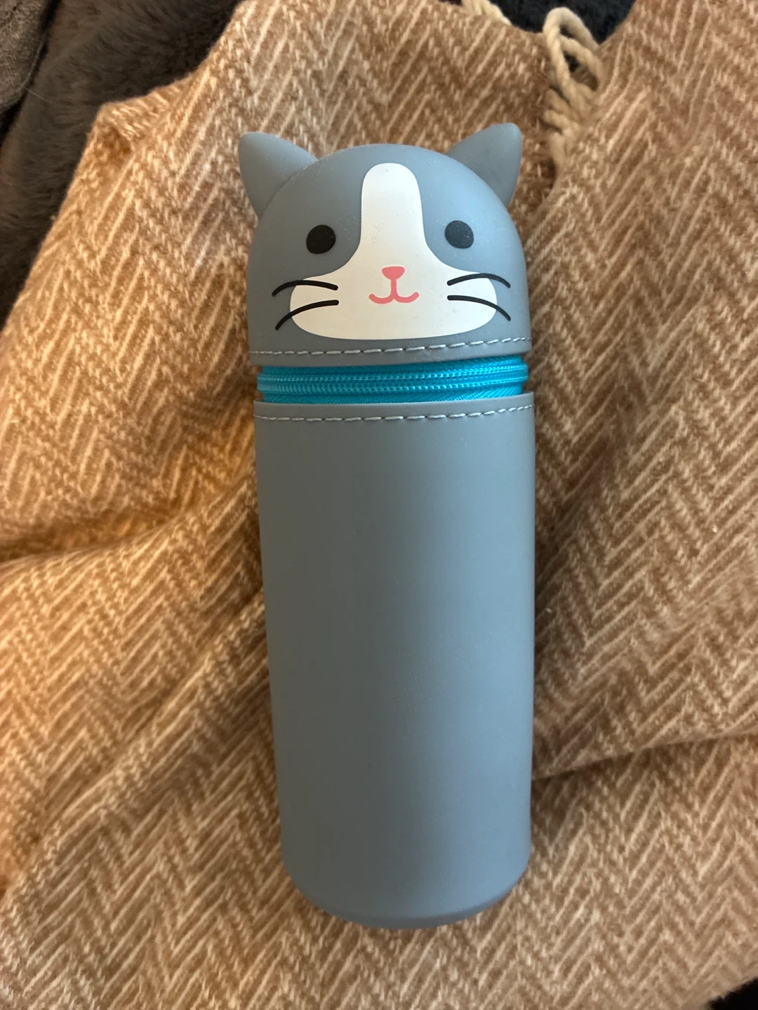 Cat Themed Silicone Pencil Case