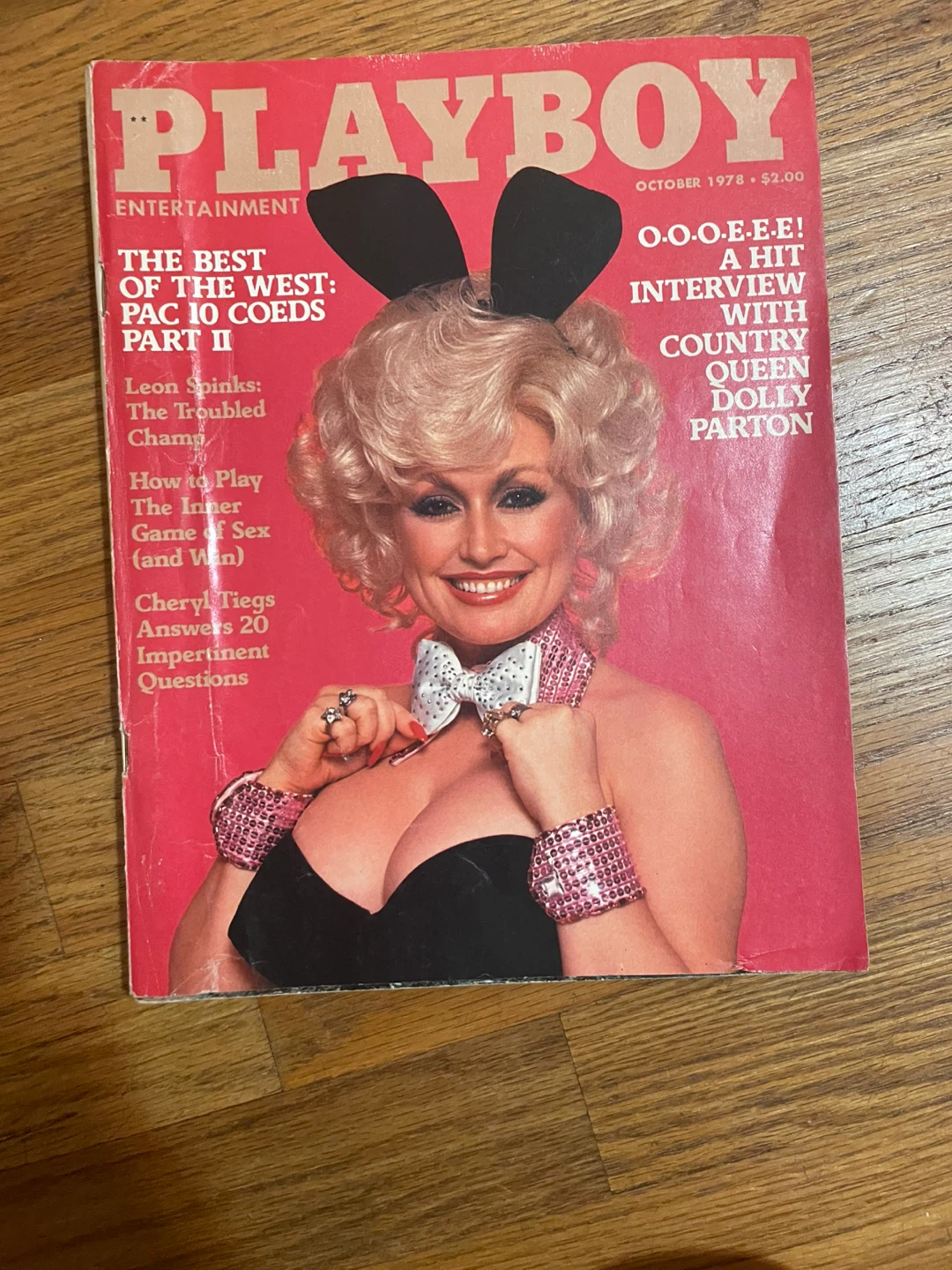 Vintage Playboy Magazine October 1978 Dolly Parton