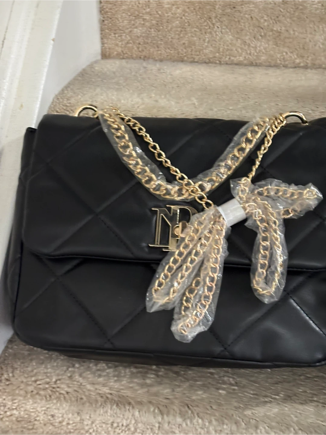 Ellen Tracy Brown Monogram Shoulder Bag - photo 2