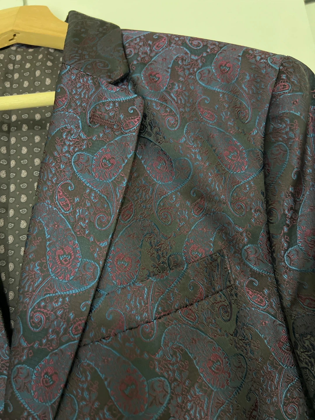 RW & CO. Men’s Slim Fit Paisley Blazer - photo 2