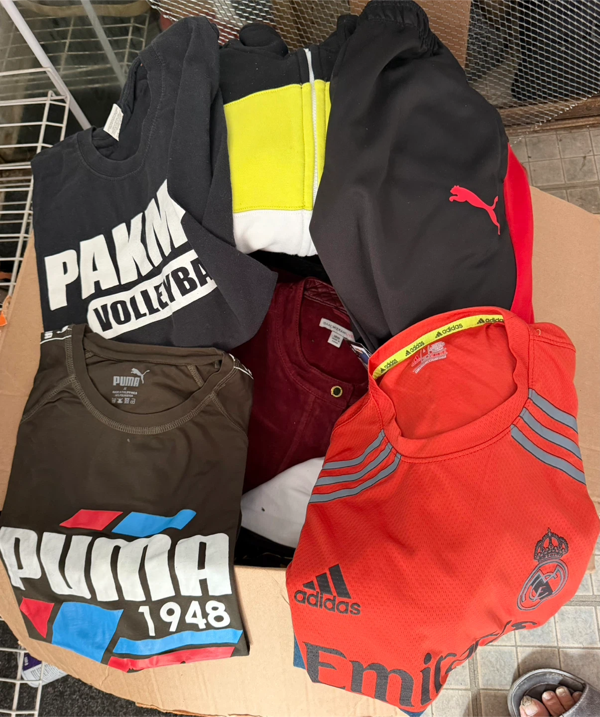 Assorted Sportswear T-Shirts and Athletic Apparel