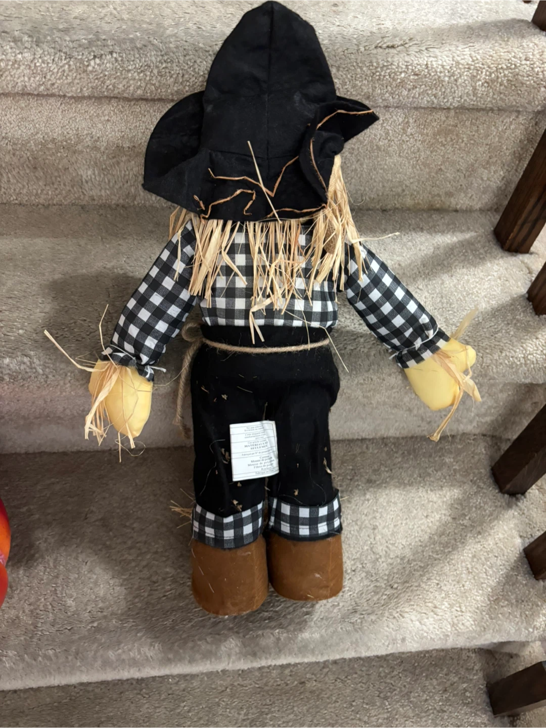 Fall Decor Bundle: Pumpkin Stack and Scarecrow Figure - photo 5