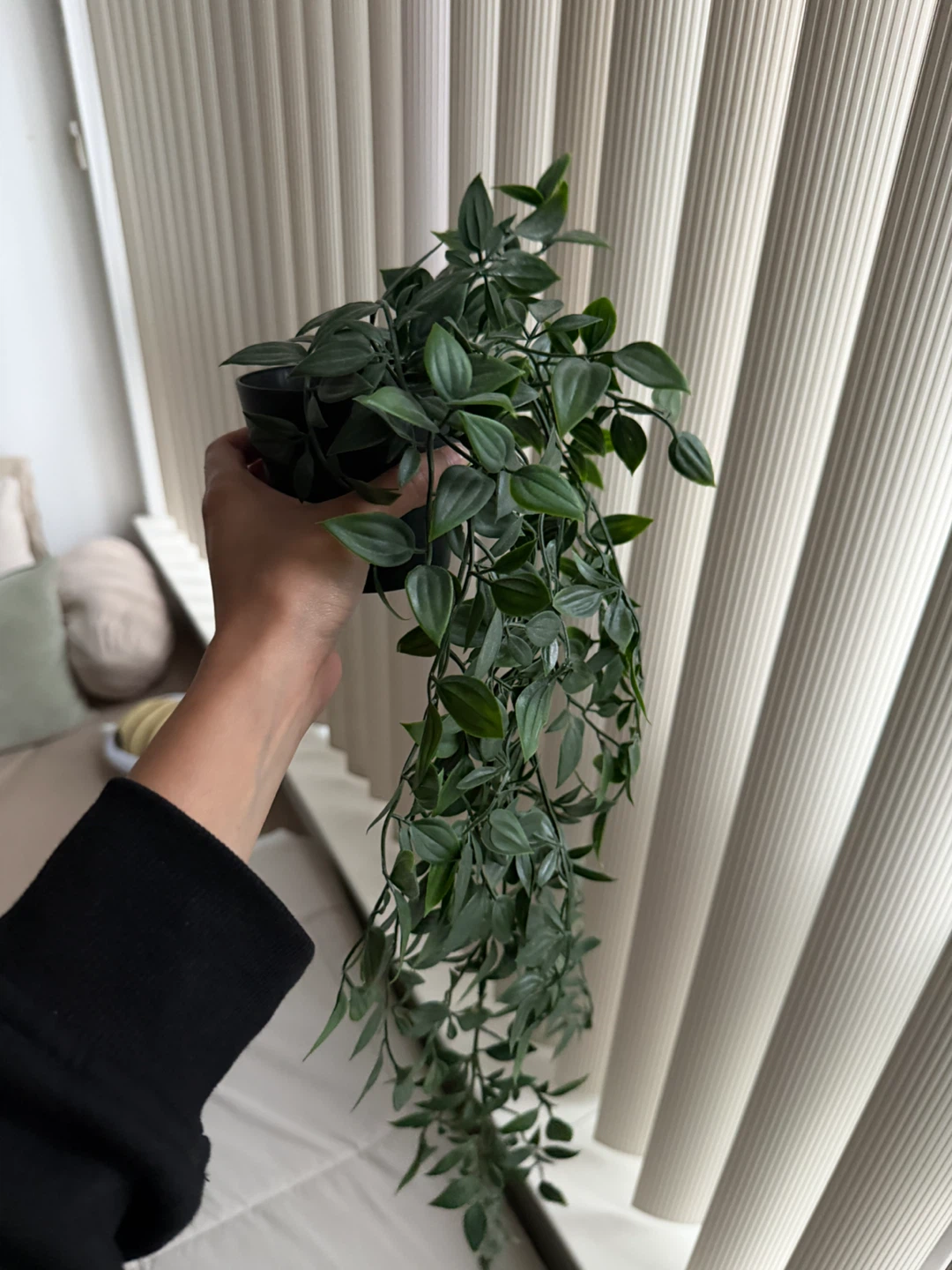 Fake hanging plant