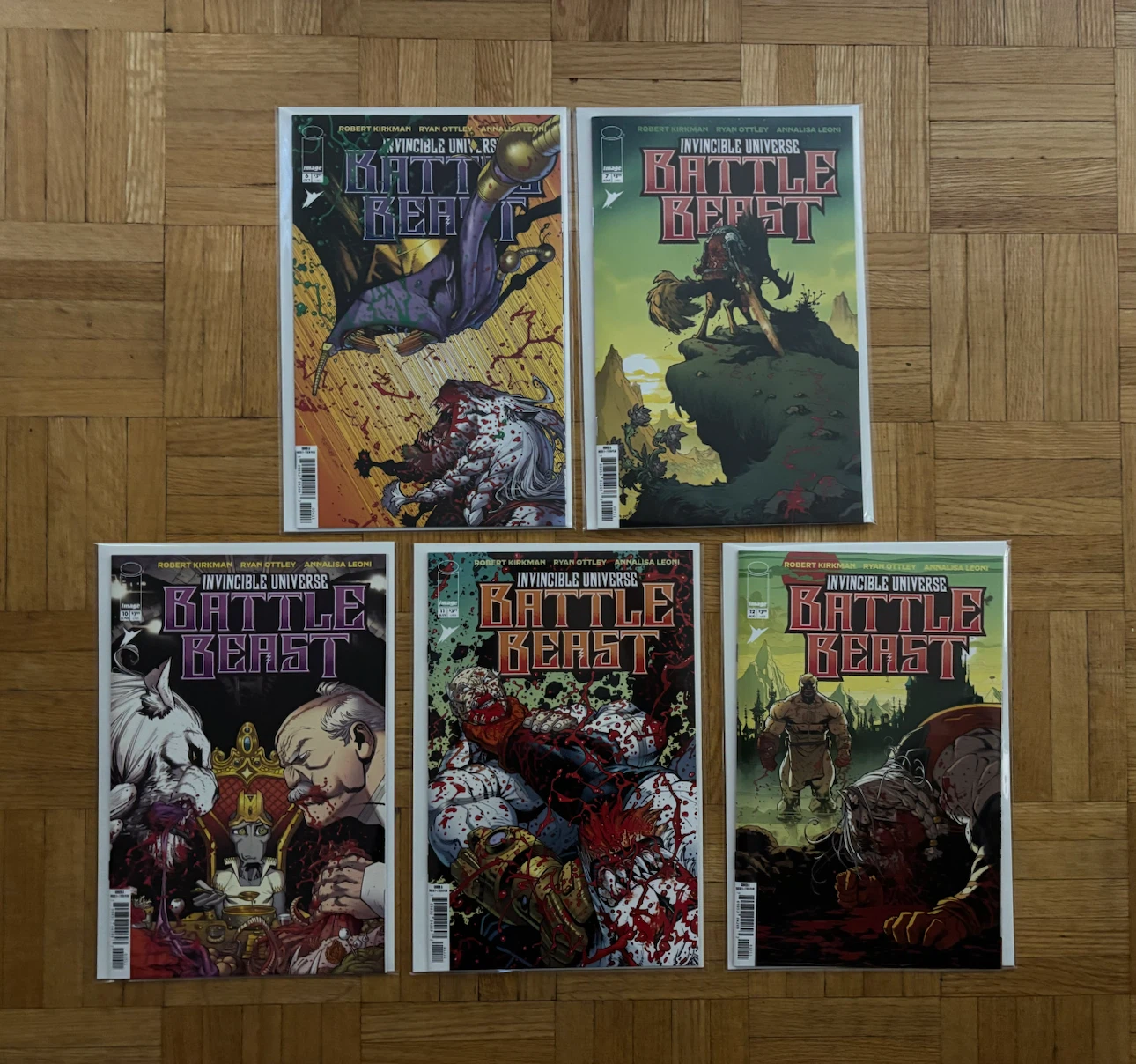 Invincible Universe Battle Beast Comic Bundle