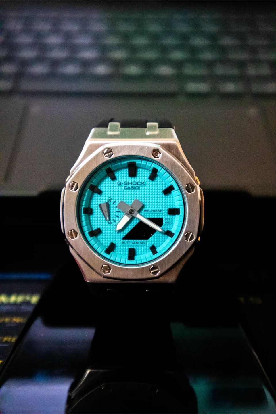 Casio G-Shock GMA-2100 Tiffany Blue Watch