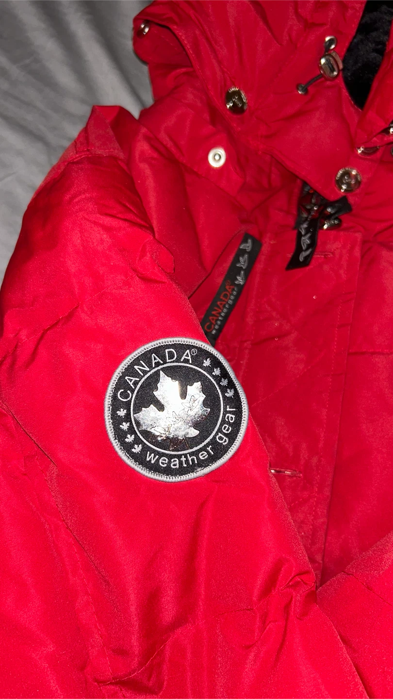 Canada Weather Gear Super Triple Goose Red Parka - photo 2