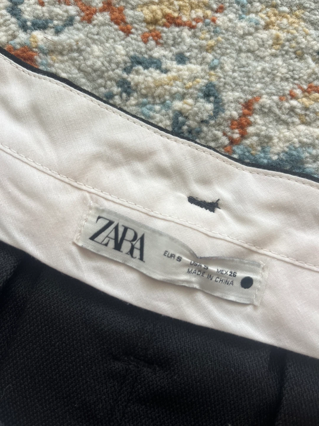 Zara black pleated mini skirt - photo 2
