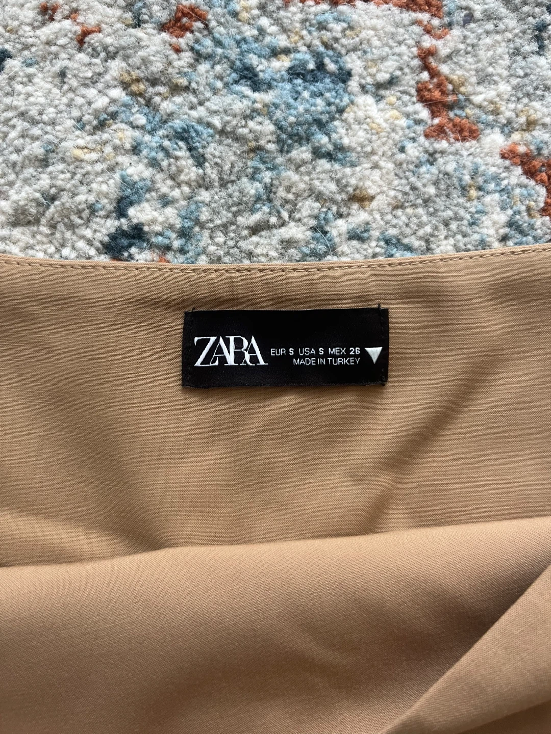 Beige Zara Pleated Skort - photo 2