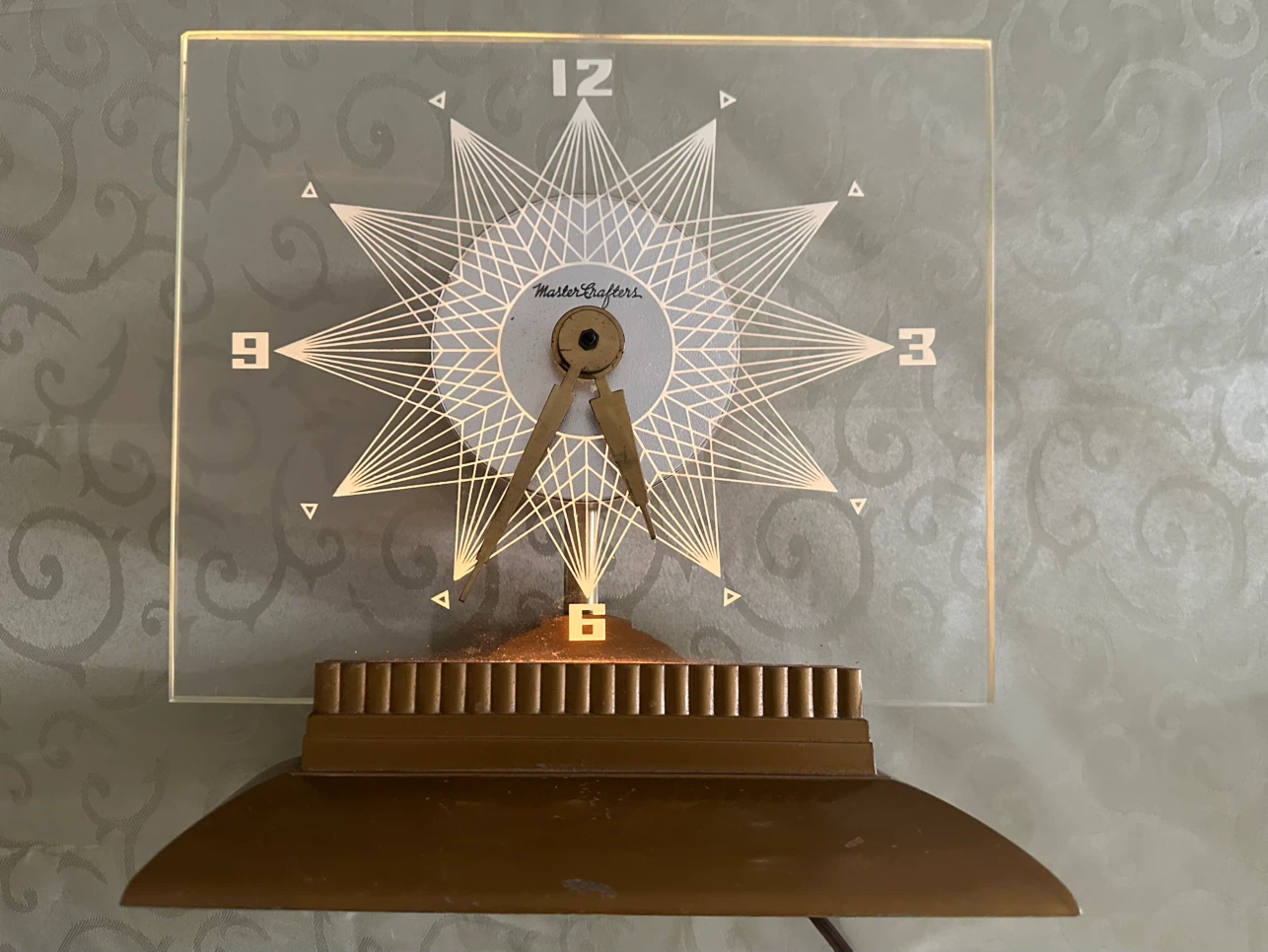 Mid Century Mastercrafters Electric Clock